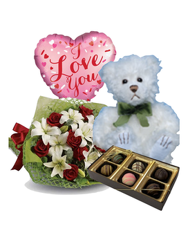 Gift Set size,  inches height and  inches wide.