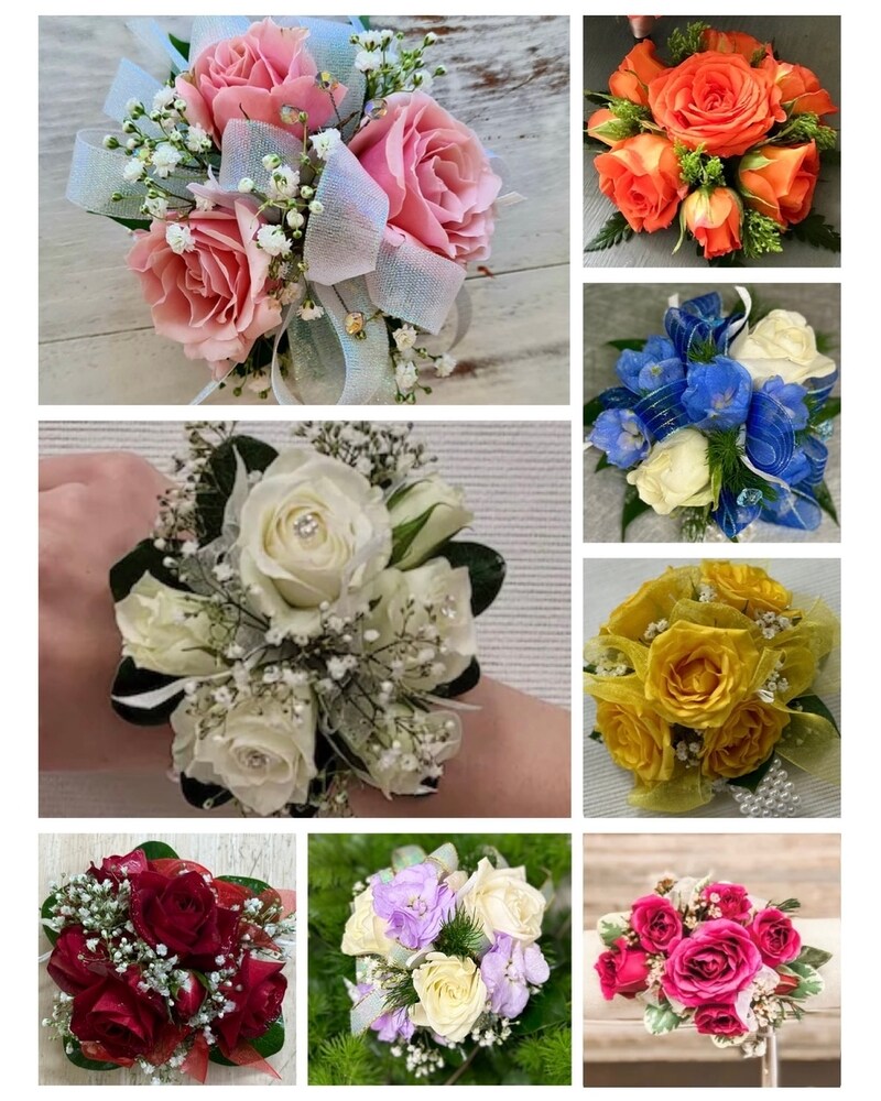 Spray Rose Wrist Corsage in North Bay ON - The Flower Garden