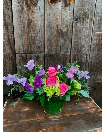 My Sweet Pea Flower Arrangement