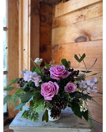 Sugar Plum Flower Arrangement