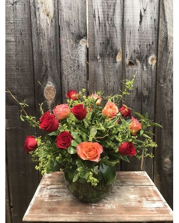 Rose Medley Flower Arrangement