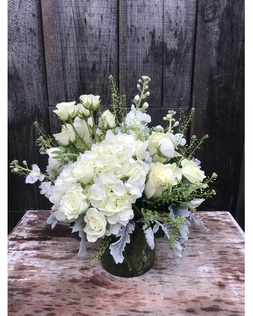 Classic White Flower Arrangement
