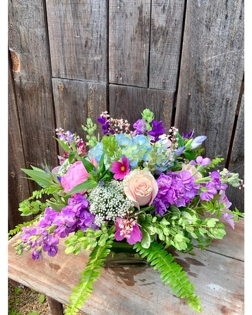Lavender Lace Flower Arrangement