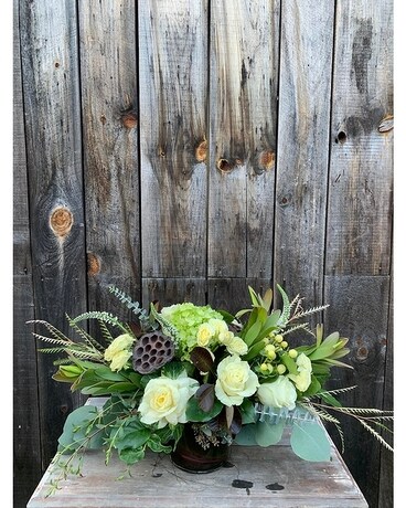 Sea Salt and Snow Flower Arrangement