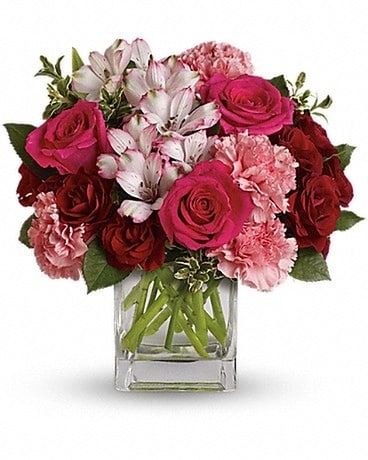 Pink Passion Flower Arrangement
