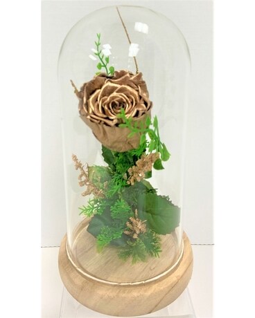 Forever Rose - Gold Flower Arrangement