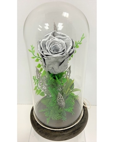 Forever Rose - Silver Flower Arrangement