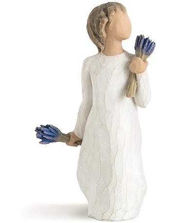 Willow Tree Figurine - Lavender Grace Flower Arrangement