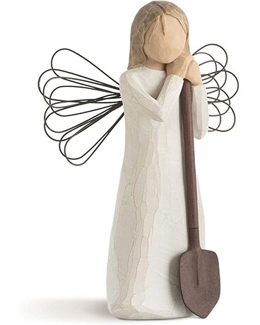 Willow Tree Figurine - Angel of the Garden Flower Arrangement