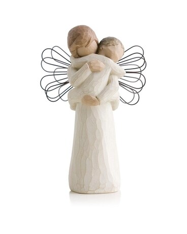 Willow Tree Figurine - Angel's Embrace Flower Arrangement