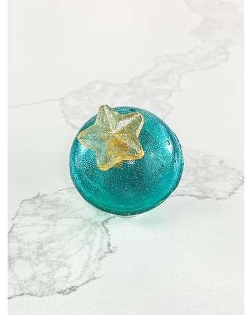 Blue Moon Tea Bomb Flower Arrangement