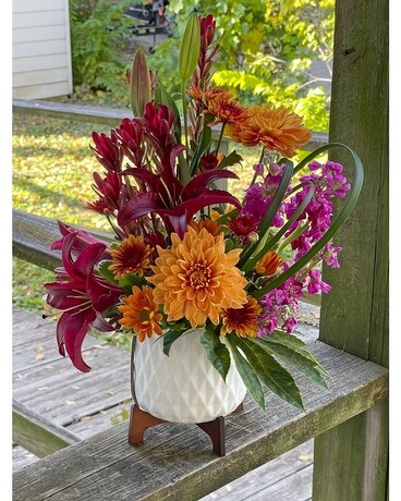 Autumn Sky Flower Arrangement