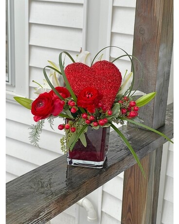 Whole Heart Flower Arrangement