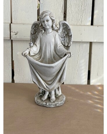 Female Angel with bird feeder Custom product