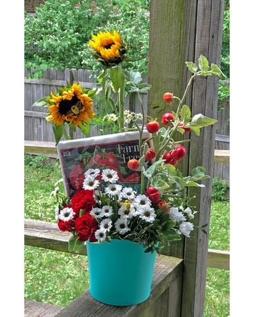 Tomato Farmer Flower Arrangement