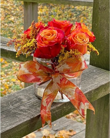 Cozy Fall Flower Arrangement