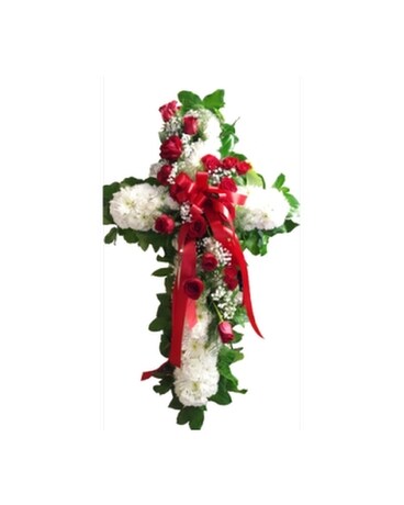 Traditional Cross with Roses