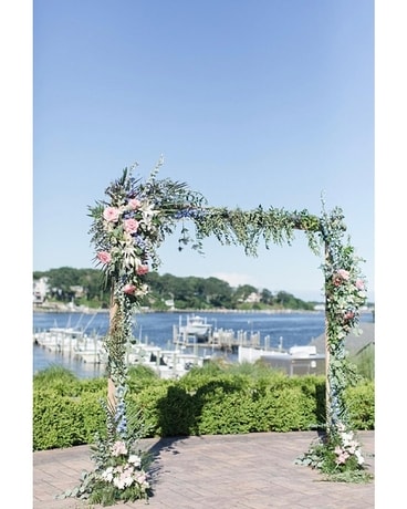 Arch - Cedar Wedding Arrangement
