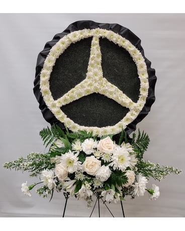 Mercedes Logo Sympathy Arrangement