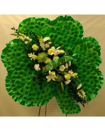 Shamrock Sympathy Arrangement