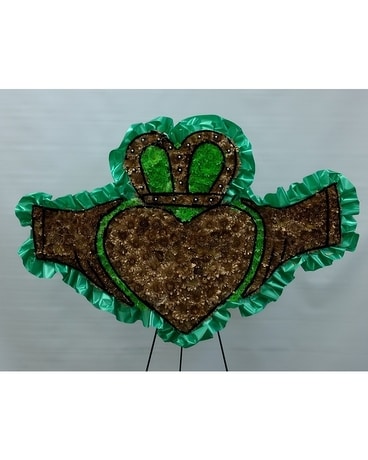 Claddagh Sympathy Arrangement