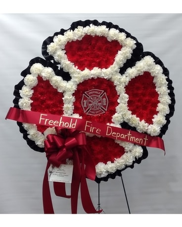 Maltese Cross Sympathy Arrangement