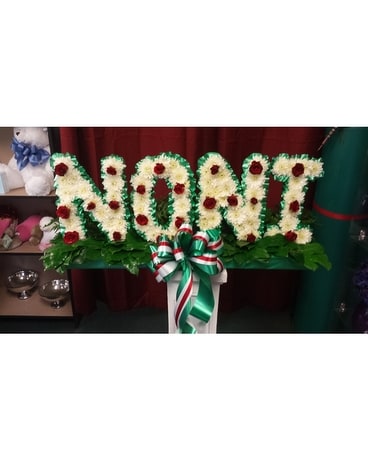 Names - 4 letters Sympathy Arrangement