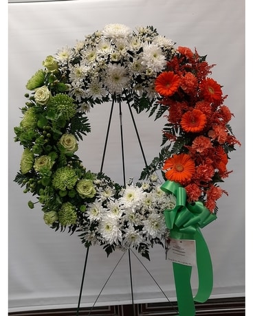 Irish Wreath Flower Arrangement