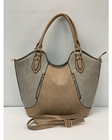 Pocketbook in Tan and Grey Gifts