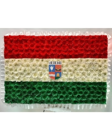 Hungarian Flag Sympathy Arrangement