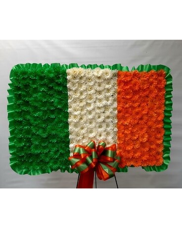 Irish Flag Sympathy Arrangement
