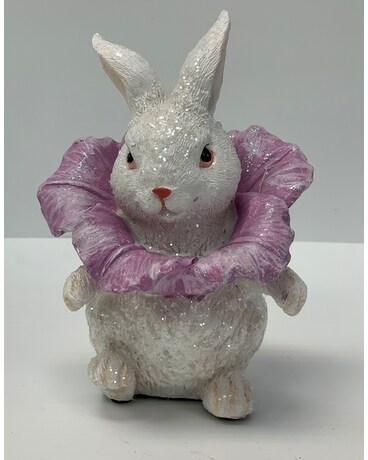 Easter Bunny in Purple Flower Gifts