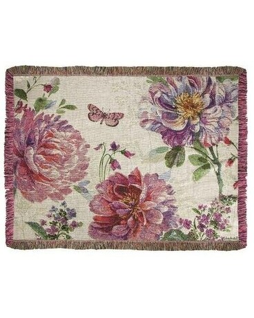 Throw Blanket - Floral 