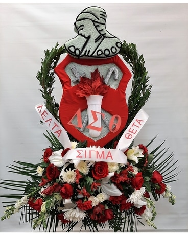 Delta Sigma Theta Logo Sympathy Arrangement