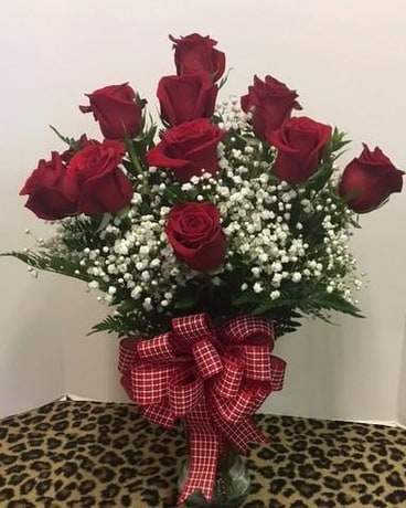 1 Dozen Red Roses Flowers