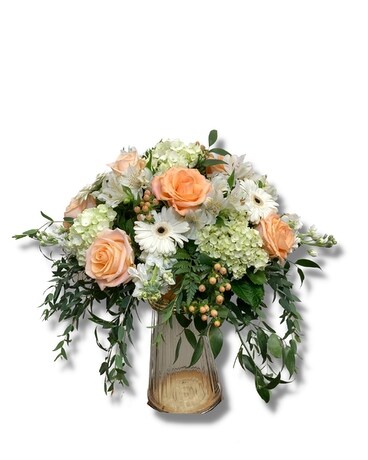Peach Perfection Flower Arrangement
