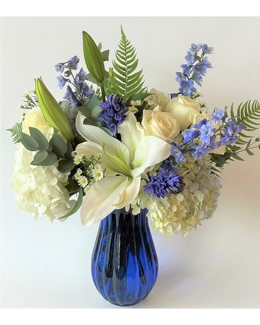 Blue Belle Flower Arrangement
