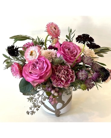 Plum & Mulberry Flower Arrangement