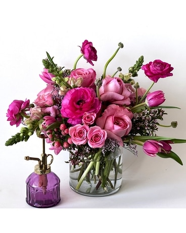 Vivid Magenta Flower Arrangement