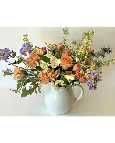 Farmhouse Garden Flower Arrangement
