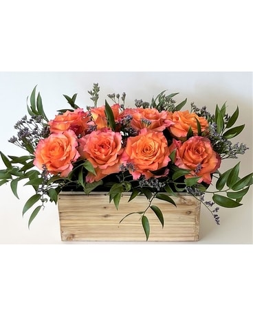 Orange Drift Flower Arrangement
