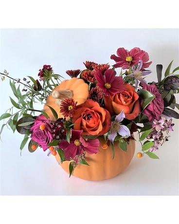 Pumpkin Spice Flower Arrangement