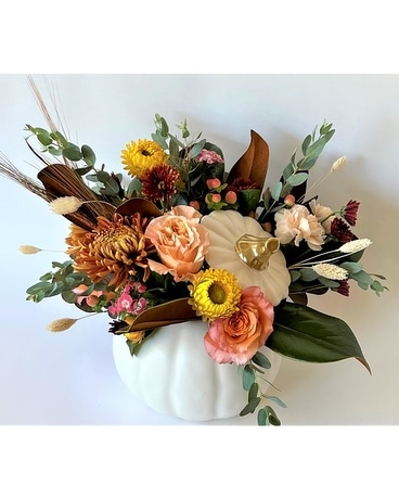 Harvest Moon Flower Arrangement