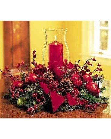 Sweetens Holiday Wishes Centerpiece