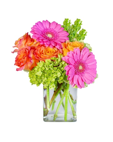 Rainbow Sherbet Flower Arrangement