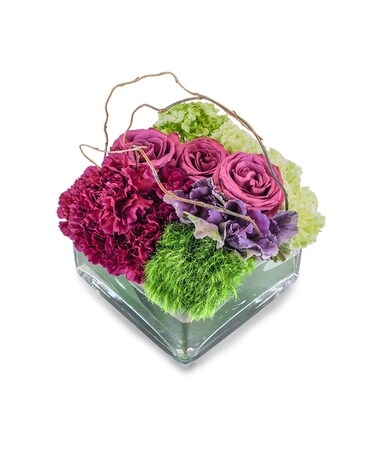 Magenta Garden Flower Arrangement