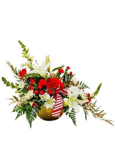 Gold Tidings Flower Arrangement