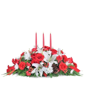 Gathering Table Flower Arrangement