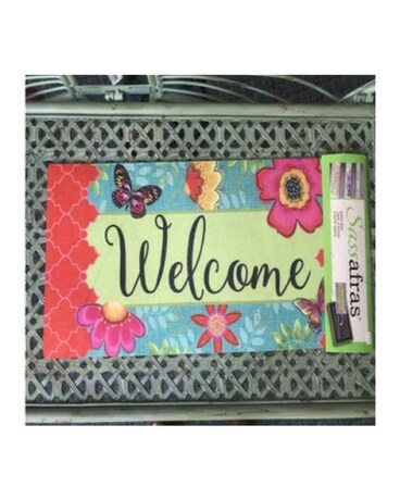 Welcome Door Mat Insert In York Sc Hummingbird Forest