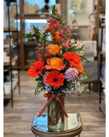 Tall Hobnail Vase Design Flower Arrangement